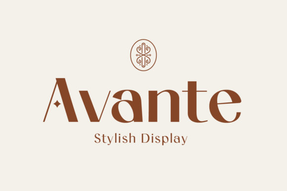 Avante: A Stylish Display Font