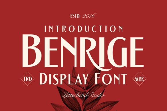Benrige Font for Professional Branding