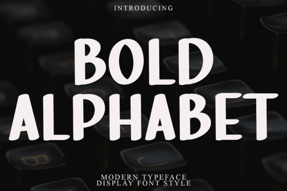 Bold Alphabet Font for Standout Branding and Product Packaging
