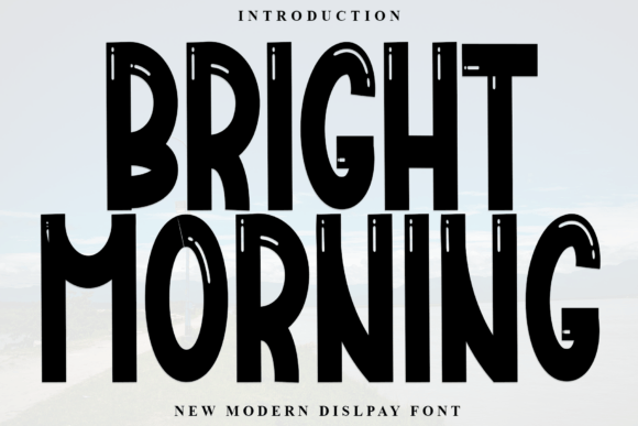 Bright Morning: A Casual Display Font for Warm Branding and Invitations