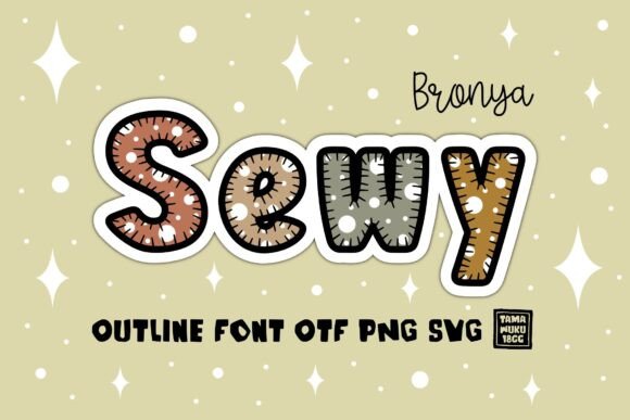 Bronya Sewy: Testing an Outline Display Font for Web Headers