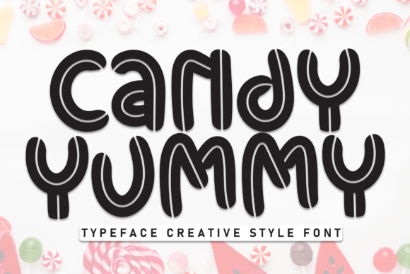Candy Yummy: A Handwritten Display Font for Handmade Products