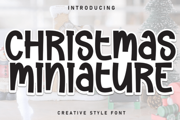 Christmas Miniature: A Festive Display Font for Holiday Campaigns