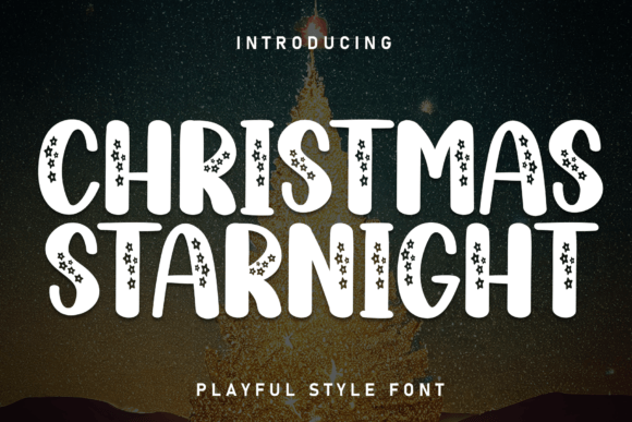 Christmas Starnight Font