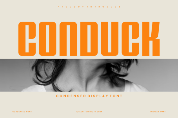 Conduck: A Bold Display Font for Designers