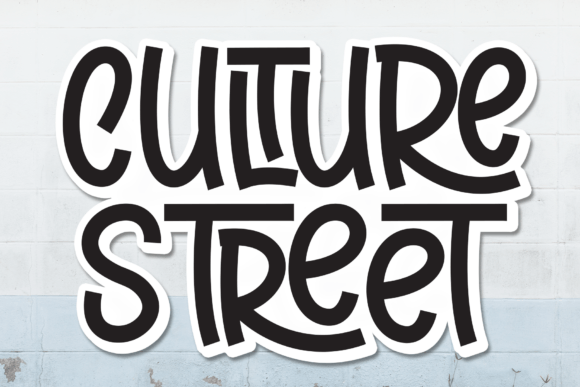 Culture Street: A Clean Handwritten Display Font for Editorial Design