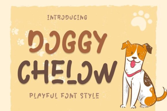 Doggy Chelow Font for Creative Projects