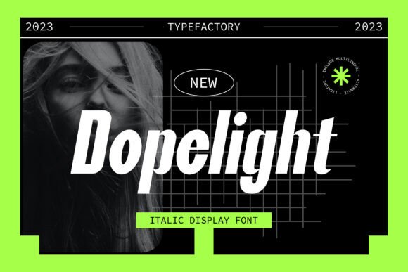Dopelight: A Bold Display Font for Impactful Campaigns