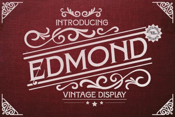 Edmond Display Font Review for Campaign Design and Branding