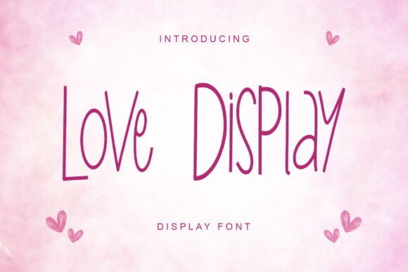Love Display Font for Creative Design