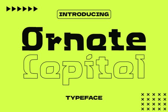 Ornate Capital Font for Web Design