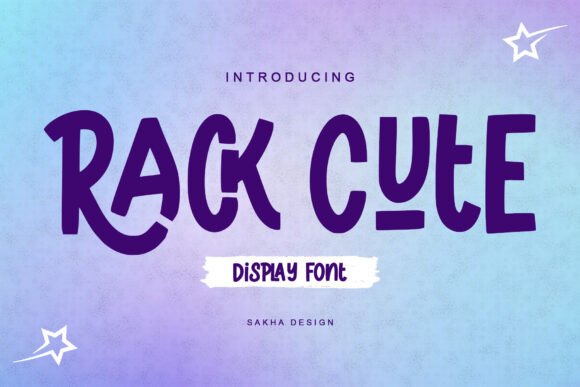 Rack Cute Font for Business Branding