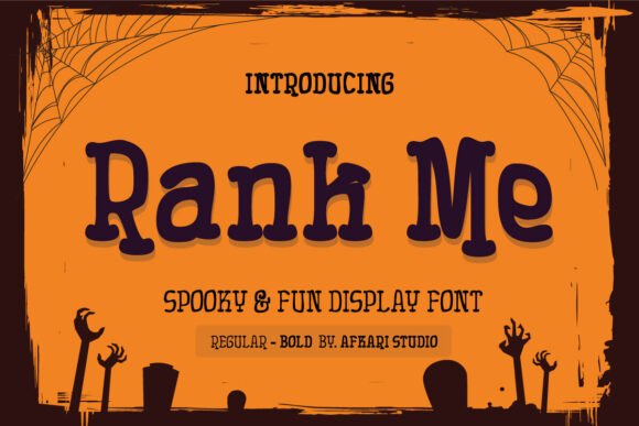 Rank Me: A Playful Display Font for Bold Small Business Branding