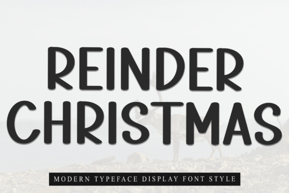 Reinder Christmas: A Playful Display Font for Warm Brand Identities