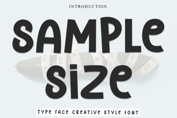 Sample Size: A Festive Display Font for Holiday Web Design
