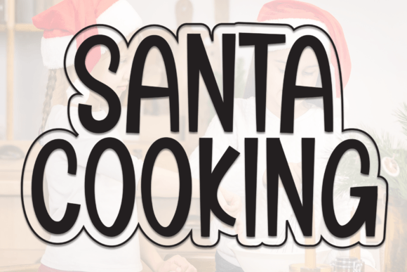 Santa Cooking: A Handwritten Font for Festive Campaigns
