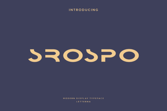 Srospo Font for Bold Campaigns