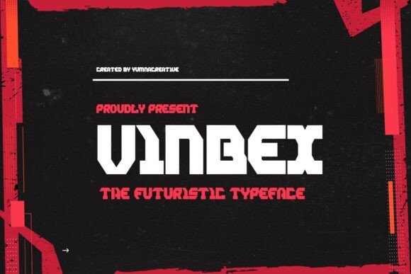 Vinbex: A Bold Display Font for Modern Branding