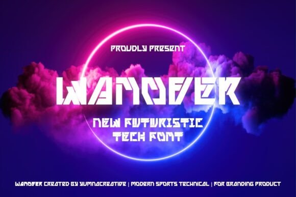 Wanover Font: Futuristic Design