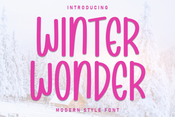 Winter Wonder: A Playful Display Font for Cozy Campaigns