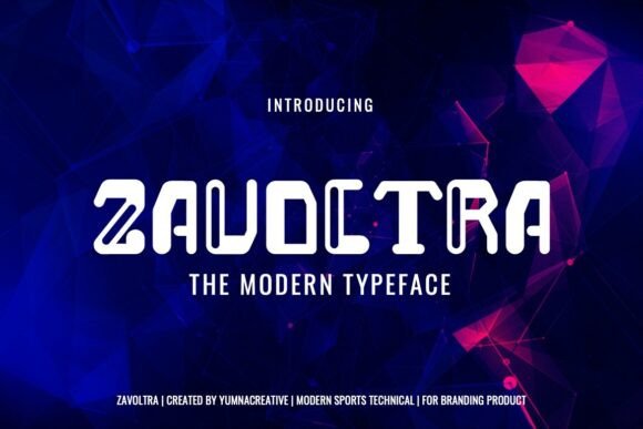 Zavoltra: Modern Display Font
