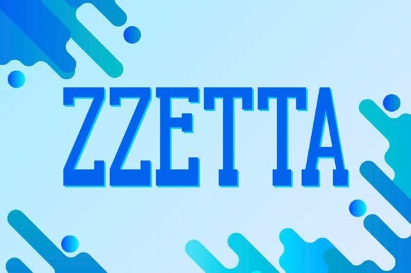 Zzetta: A Stylish Display Font
